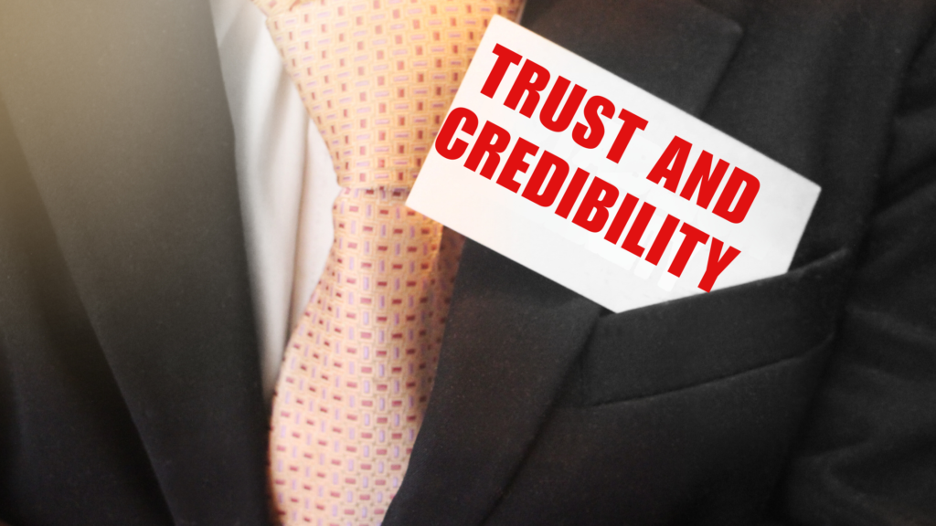 Establish trust and credibility
